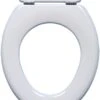 Toto WC-Sitz Olfa Universal Ohne Deckel 0720001 Mit Rueckbrett, Edelstahlscharnier, Weiss -Heimwerkzeuge Toto WC Sitz Olfa Universal ohne Deckel 0720001 mit Rueckbrett Edelstahlscharnier weiss