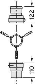 Vaillant Grundelement Set 6 0020021008 DN 80, Für Edelstahl Schachtabdeckung 4 Vaillant Grundelement Set 6 0020021008 DN 80, Für Edelstahl Schachtabdeckung – Bild 2