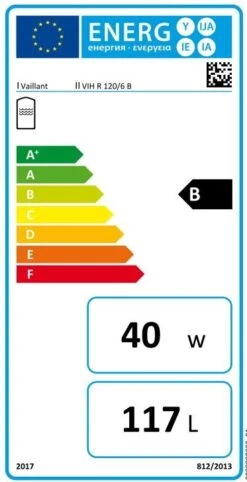 Vaillant Warmwasserspeicher UniSTOR Plus 010016414 VIH R 120/6B, Bodenstehend, 120 Liter -Heimwerkzeuge Vaillant Warmwasserspeicher uniSTOR plus 010016414 VIH R 120 6B bodenstehend 120 Liter 2