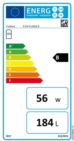 Vaillant UniSTOR Warmwasserspeicher 0010015948 VIH R 200/6 B, Rund, Bodenstehend, Für Wand-/Standheizgerät -Heimwerkzeuge Vaillant uniSTOR Warmwasserspeicher 0010015948 VIH R 200 6 B rund bodenstehend fuer Wand Standheizgeraet 2