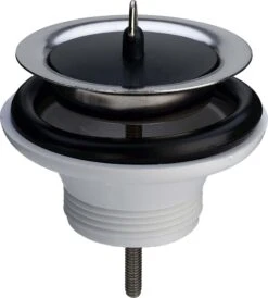 Viega Ablaufventil 109516 G 1 1/2xDN 80, Ventilunterteil Kunststoff, Oberteil Edelstahl