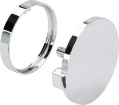 Viega Ausstattungsset 699062 Visign M5/R5, Kunststoff Verchromt, Mit Dreh-/Überlaufrosette