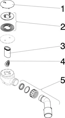 Viega Domoplex Funktionseinheit 193607 85mmxDN 40/50, Kunststoff Weiß, Für Ablaufloch D= 65mm -Heimwerkzeuge Viega Domoplex Funktionseinheit 193607 85mmxDN 40 50 Kunststoff weiss fuer Ablaufloch d 65mm 3