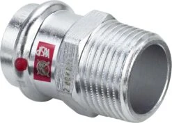 Viega Prestabo Übergangsstück 559007 15 Mm X R 1/2, Stahl Unlegiert, SC-Contur, Mehrkant