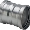 Viega Sanpress Inox XL-Muffe 482824 108 Mm, Stahl Nichtrostend, SC-Contur -Heimwerkzeuge Viega Sanpress Inox XL Muffe 482824 108 mm Stahl nichtrostend SC Contur