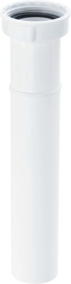 Viega Verstellrohr 108731 G 1 1/2x50x120mm, Kunststoff Weiß, Mit Dichtung