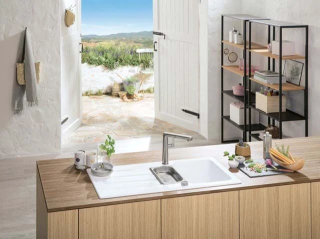 Villeroy & Boch Architectura Einbauspüle 336502RW Mit Ablaufgarnitur Und Exzenterbetätigung, Stone White 5 Villeroy & Boch Architectura Einbauspüle 336502RW Mit Ablaufgarnitur Und Exzenterbetätigung, Stone White – Bild 3