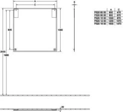 Villeroy & Boch Finion Spiegel F6201000 100 X 100 X 2 Cm -Heimwerkzeuge Villeroy and Boch Finion Spiegel F6201000 100 x 100 x 2 cm 2