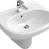 Villeroy & Boch O.Novo Waschtisch 516056R1 55 X 45 Cm, Weiss Cermicplus, Ohne Überlauf -Heimwerkzeuge Villeroy and Boch O.Novo Waschtisch 516056R1 55 x 45 cm weiss Cermicplus ohne Ueberlauf