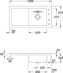 Villeroy & Boch Timeline Einbauspüle 679001SM Mit Ablaufgarnitur Und Handbetätigung, Steam 7 Villeroy & Boch Timeline Einbauspüle 679001SM Mit Ablaufgarnitur Und Handbetätigung, Steam -Heimwerkzeuge Villeroy and Boch Timeline Einbauspuele 679001SM mit Ablaufgarnitur und Handbetaetigung Steam 2