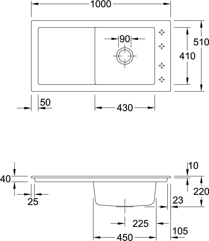 Villeroy & Boch Timeline Einbauspüle 679001SM Mit Ablaufgarnitur Und Handbetätigung, Steam 5 Villeroy & Boch Timeline Einbauspüle 679001SM Mit Ablaufgarnitur Und Handbetätigung, Steam – Bild 3