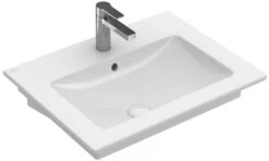 Villeroy & Boch Venticello Waschtisch 41246001 60 X 50 Cm, Weiß, Mit Hahnloch, Mit Überlauf -Heimwerkzeuge Villeroy and Boch Venticello Waschtisch 41246001 60 x 50 cm weiss mit Hahnloch mit Ueberlauf 2