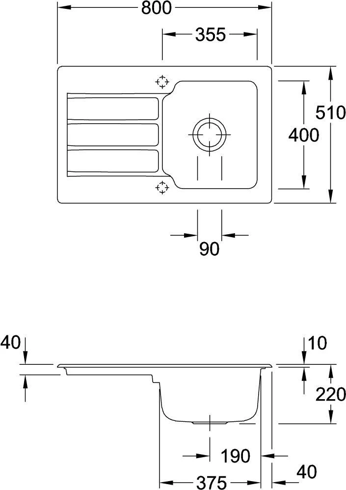 Villeroy Und Boch Architectura Spüle 334002KD Fossil, Ablaufgarnitur Mit Excenterbetätigung 5 Villeroy Und Boch Architectura Spüle 334002KD Fossil, Ablaufgarnitur Mit Excenterbetätigung – Bild 3
