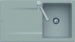 Villeroy Und Boch Flächenbündige Spüle 33351FR1 Mit Ablaufgarnitur Und Handbetätigung, Weiß