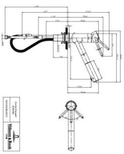 Villeroy Und Boch Küchenarmatur Como Shower 925200LC 12,6 L/min, Ausziehbar, Edelstahl Massiv -Heimwerkzeuge Villeroy und Boch Kuechenarmatur Como Shower 925200LC 126 l min ausziehbar Edelstahl massiv 4