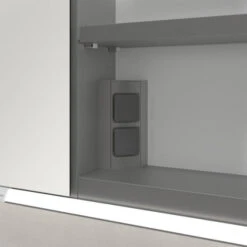 Villeroy Und Boch My View Now Spiegelschrank A4551300 130 X 75 X 16,8 Cm, LED-Beleuchtung, 3 Türen, Mit Sensorschalter -Heimwerkzeuge Villeroy und Boch My View Now Spiegelschrank A4551300 130 x 75 x 168 cm LED Beleuchtung 3 Tueren mit Sensorschalter 3