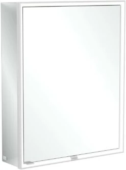 Villeroy Und Boch My View Now Spiegelschrank A4576R00 60 X 75 X 16,8 Cm, Anschlag Rechts, LED-Beleuchtung, 1 Tür, Ein-/Ausschalter