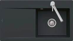 Villeroy Und Boch Subway Spüle 335202KD Becken Links, Ablaufgarnitur Mit Excenterbetätigung, Fossil