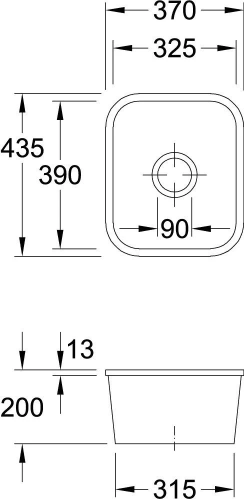 Villeroy Und Boch Unterbauspüle 670402SL Mit Ablaufgarnitur, Exzenterbetätigung, Befestigungssatz, Stone 4 Villeroy Und Boch Unterbauspüle 670402SL Mit Ablaufgarnitur, Exzenterbetätigung, Befestigungssatz, Stone – Bild 2