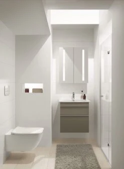 Villeroy&Boch My View 14 Spiegelschrank A4206000 60 X 75 X 17,3cm, LED-Beleuchtung, 2 Türen -Heimwerkzeuge VilleroyandBoch My View 14 Spiegelschrank A4206000 60 x 75 x 173cm LED Beleuchtung 2 Tueren 2