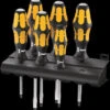 Wera Schraubendreher Kraftform 932/6 Schraubendrehersatz 6 Teilig, Schraubmeißel 1 Wera Schraubendreher Kraftform 932/6 Schraubendrehersatz 6 Teilig, Schraubmeißel -Heimwerkzeuge Wera Schraubendreher Kraftform 932 6 Schraubendrehersatz 6 teilig Schraubmeissel