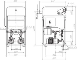 Wilo Regenwasser-Nutzungsanlage 2531205 305, 0,75 KW, 230 V -Heimwerkzeuge Wilo Regenwasser Nutzungsanlage 2531205 305 075 kW 230 V 1
