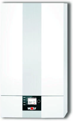 Wolf CGB 2K-24 Gasbrennwert-Kombitherme 8615012 24kW, Mit Hocheffizienzpumpe, Heizen Und Warmwasser