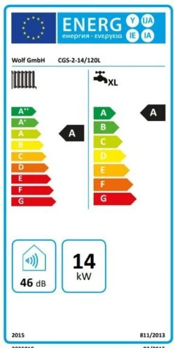 Wolf CGS-2-14/120 Gasbrennwert-Zentrale 8615013 14kW, Mit Warmwasser-Schichtenspeicher -Heimwerkzeuge Wolf CGS 2 14 120 Gasbrennwert Zentrale 8615013 14kW mit Warmwasser Schichtenspeicher 4