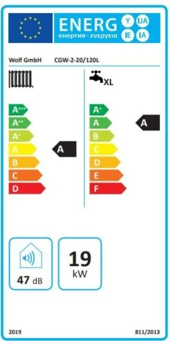 Wolf CGW-2-20/120 Gasbrennwert-Zentrale 8615020 20kW, Wandhängend, Mit Schichtenspeicher 120 Liter -Heimwerkzeuge Wolf CGW 2 20 120 Gasbrennwert Zentrale 8615020 20kW wandhaengend mit Schichtenspeicher 120 Liter 4