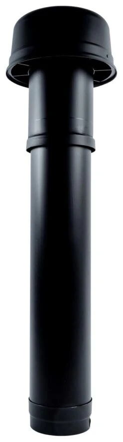 Wolf CWL Excellent Dachdurchführung 2575803 DN 180, 1159mm, Wärmegedämmt, Schwarz