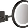 Hansgrohe AddStoris Rasierspiegel 41790670 Mit LED Leuchte, Wandmontage, Mattschwarz 1 Hansgrohe AddStoris Rasierspiegel 41790670 Mit LED Leuchte, Wandmontage, Mattschwarz -Heimwerkzeuge hansgrohe AddStoris Rasierspiegel 41790670 mit LED Leuchte Wandmontage mattschwarz