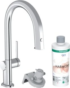 Hansgrohe Aqittura M91 Küchenarmatur 76800000 Mit Ausziehauslauf, 1jet, SBox, Starter Set, Chrom
