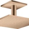 Hansgrohe Axor Kopfbrause 35316310 Mit Deckenanschluss, Brushed Red Gold -Heimwerkzeuge hansgrohe Axor Kopfbrause 35316310 mit Deckenanschluss brushed red gold