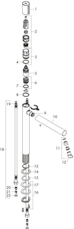 Hansgrohe Axor Uno Select 200 Waschtischaramtur 45013000, Chrom, Ohne Ablaufgarnitur -Heimwerkzeuge hansgrohe Axor Uno Select 200 Waschtischaramtur 45013000 chrom ohne Ablaufgarnitur 2