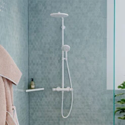 Hansgrohe Raindance Select S 240 1 Strahlart PowderRain Mit Thermostat, 27633700, Mattweiß -Heimwerkzeuge hansgrohe Raindance Select S 240 1 Strahlart PowderRain mit Thermostat 27633700 Mattweiss 2