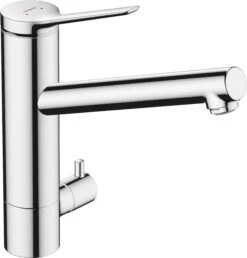 Hansgrohe Zesis M33 200 Küchenarmatur 74807000 1jet, Geräteabsperrventil, CoolStart, Chrom
